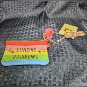 Chasing Rainbows LoveVivid Key Ring Card Holder.
